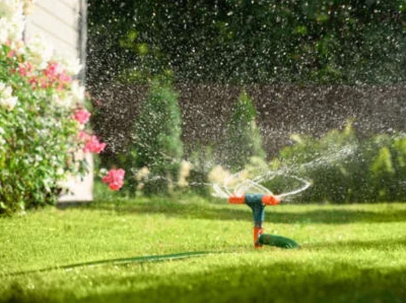 automatic irrigation system saves water, time, and money